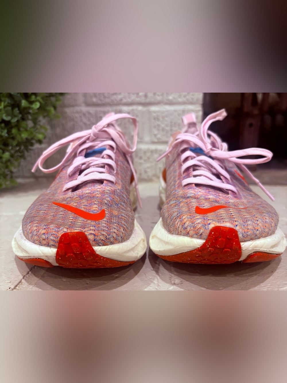 Nike ZoomX Invincible Run Flyknit 3 Pink/Blue/Orange Running Shoes Women’s 6.5 - Picture 4 of 10